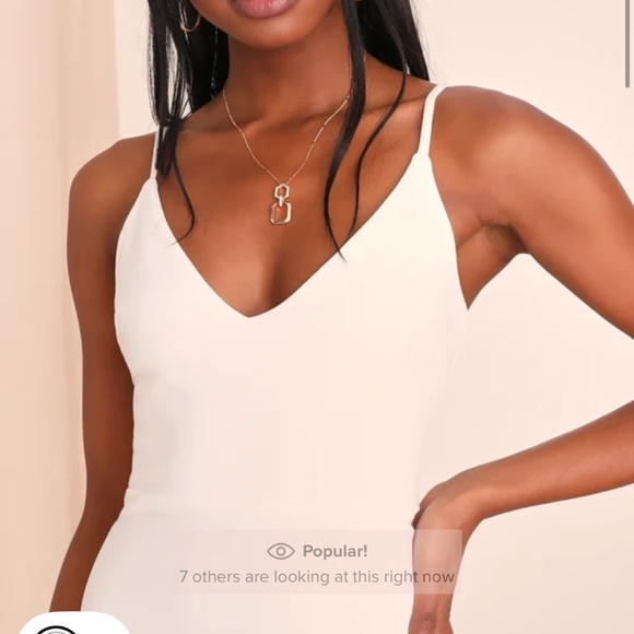 Lulus Infinite Glory White Maxi Dress - Size S - Picture 2 of 5